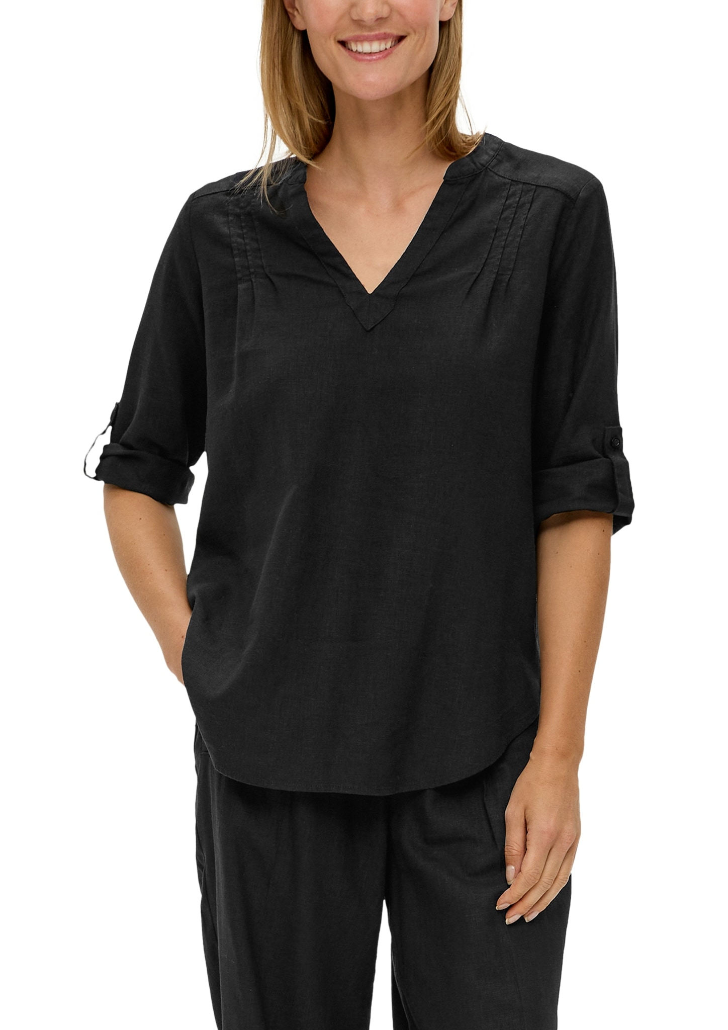 s.Oliver Klassische Bluse, mit 3/4-Arm von s.Oliver