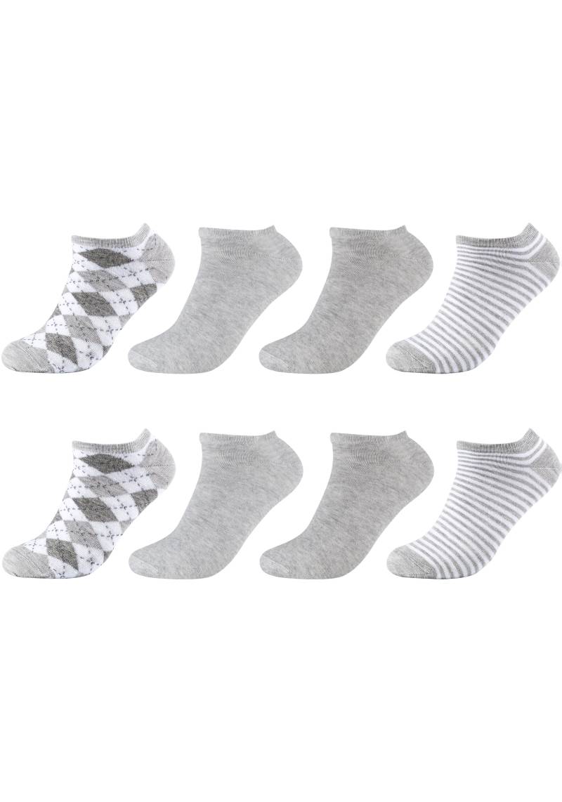 s.Oliver Kurzsocken, (4er Pack), mit verschiedenen Designs von s.Oliver