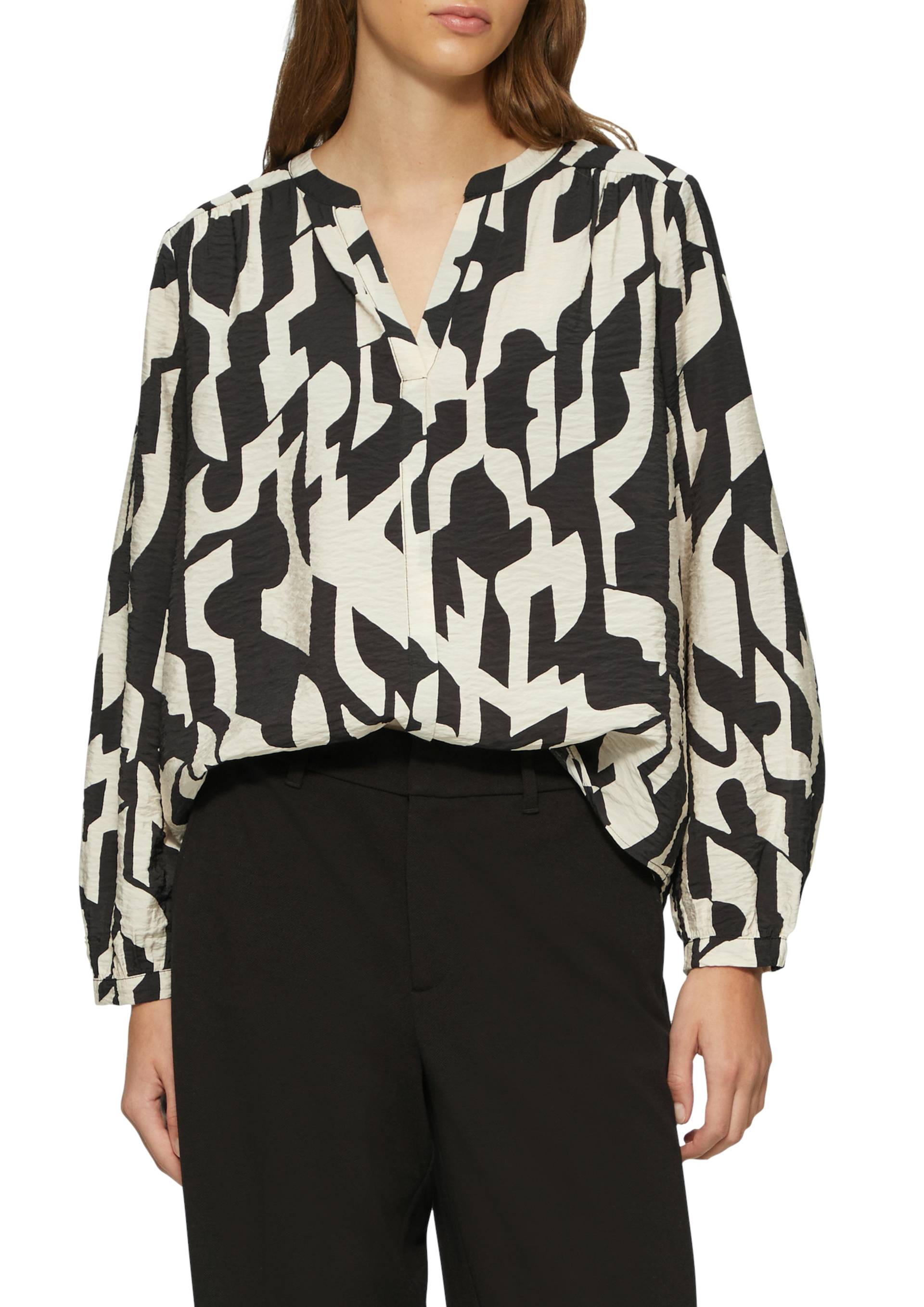 s.Oliver Langarmbluse, mit All-Over-Print s.Oliver Langarmbluse, mit All-Over-Print von s.Oliver