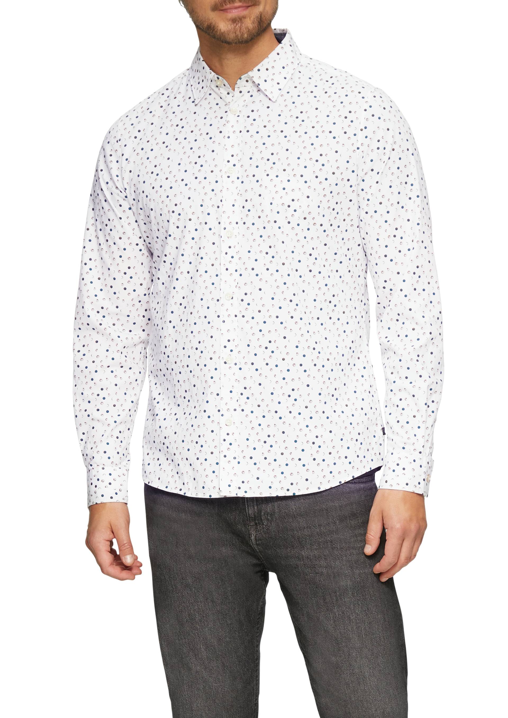 s.Oliver Langarmhemd, mit All-Over Muster s.Oliver Langarmhemd, mit All-Over Muster von s.Oliver