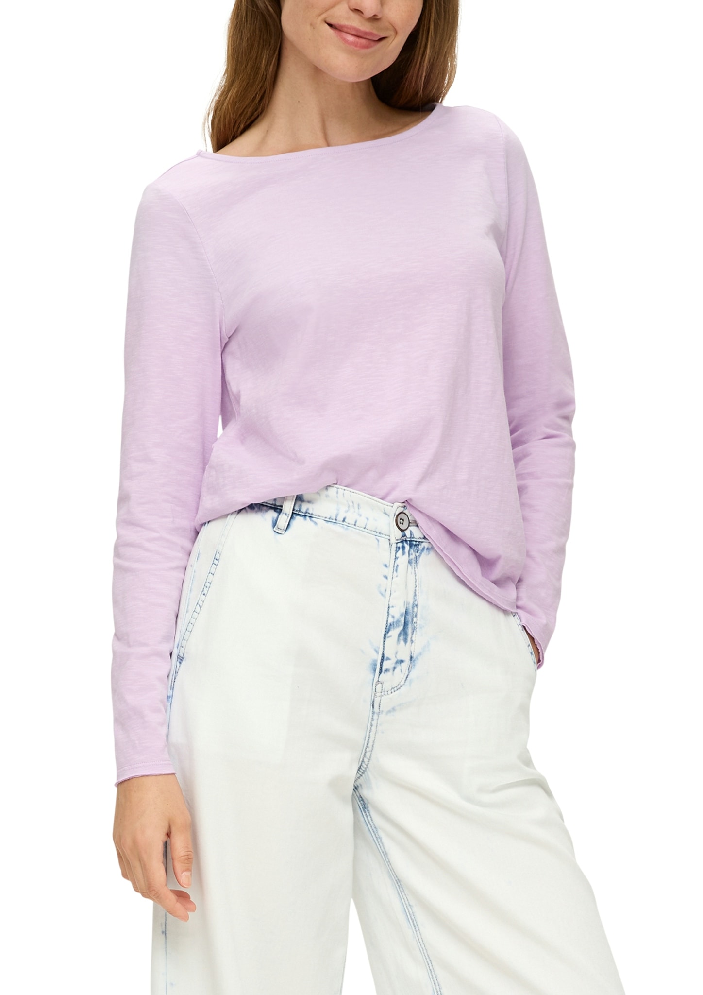 s.Oliver Langarmshirt, mit U-Boot Ausschnitt s.Oliver Langarmshirt, mit U-Boot Ausschnitt von s.Oliver