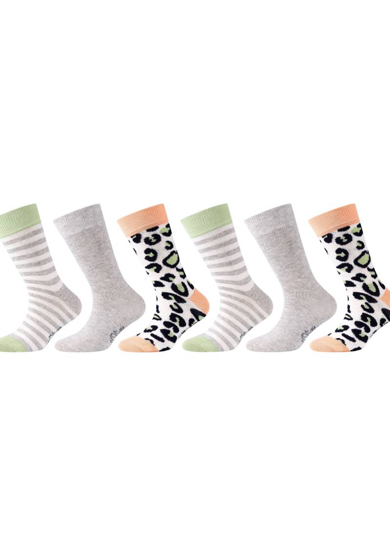 s.Oliver Langsocken »originals«, (6er Pack), mit ausgefallenen Mustern von s.Oliver