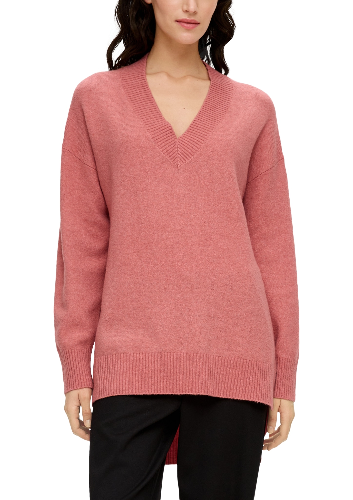 s.Oliver Longpullover, mit asymmetrischer Schnittlänge s.Oliver Longpullover, mit asymmetrischer Schnittlänge von s.Oliver