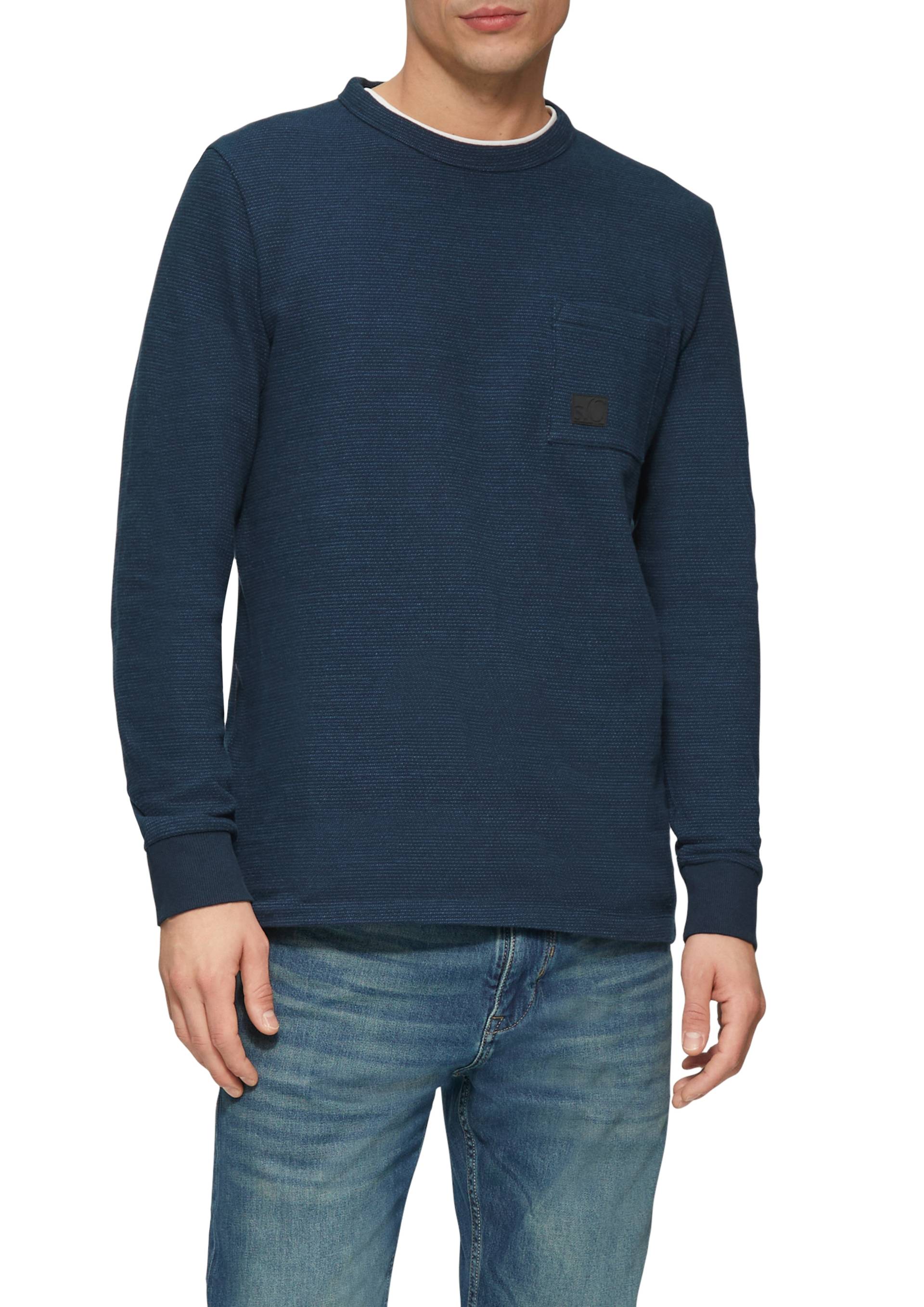 s.Oliver Longsleeve, mit Logo Stickerei s.Oliver Longsleeve, mit Logo Stickerei von s.Oliver