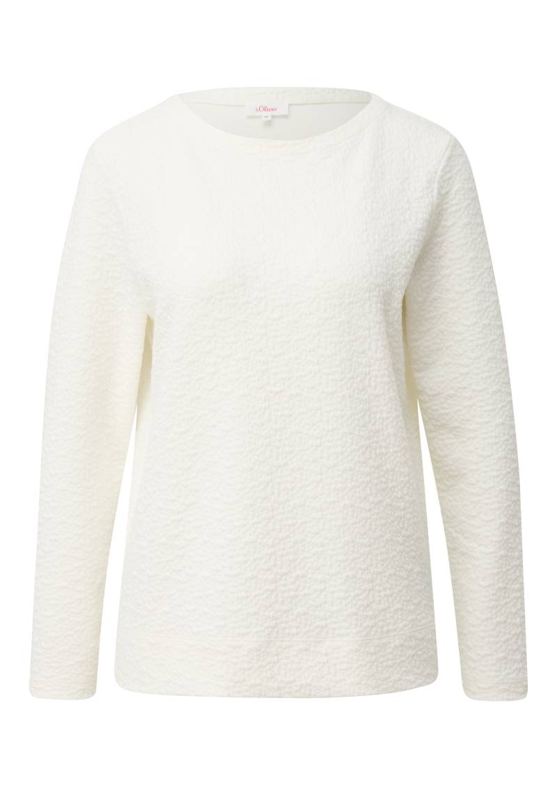 s.Oliver Longsweatshirt, mit Crinkle Optik von s.Oliver