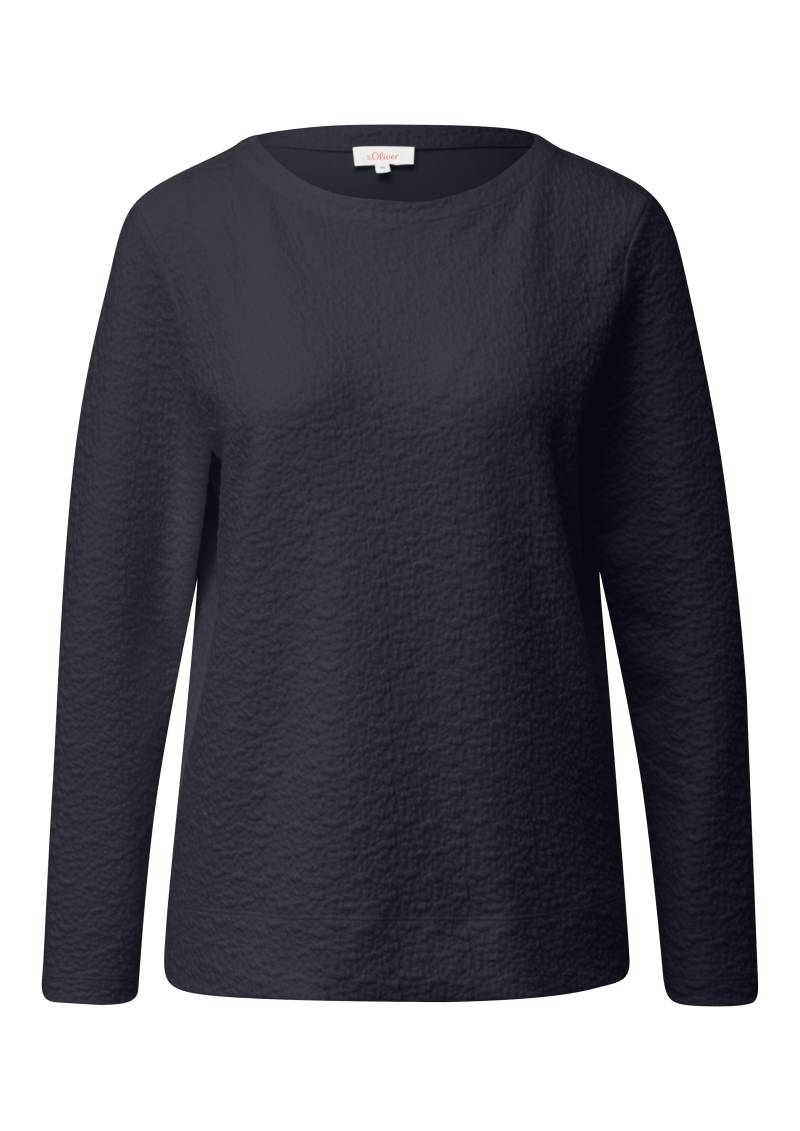 s.Oliver Longsweatshirt, mit Crinkle Optik von s.Oliver