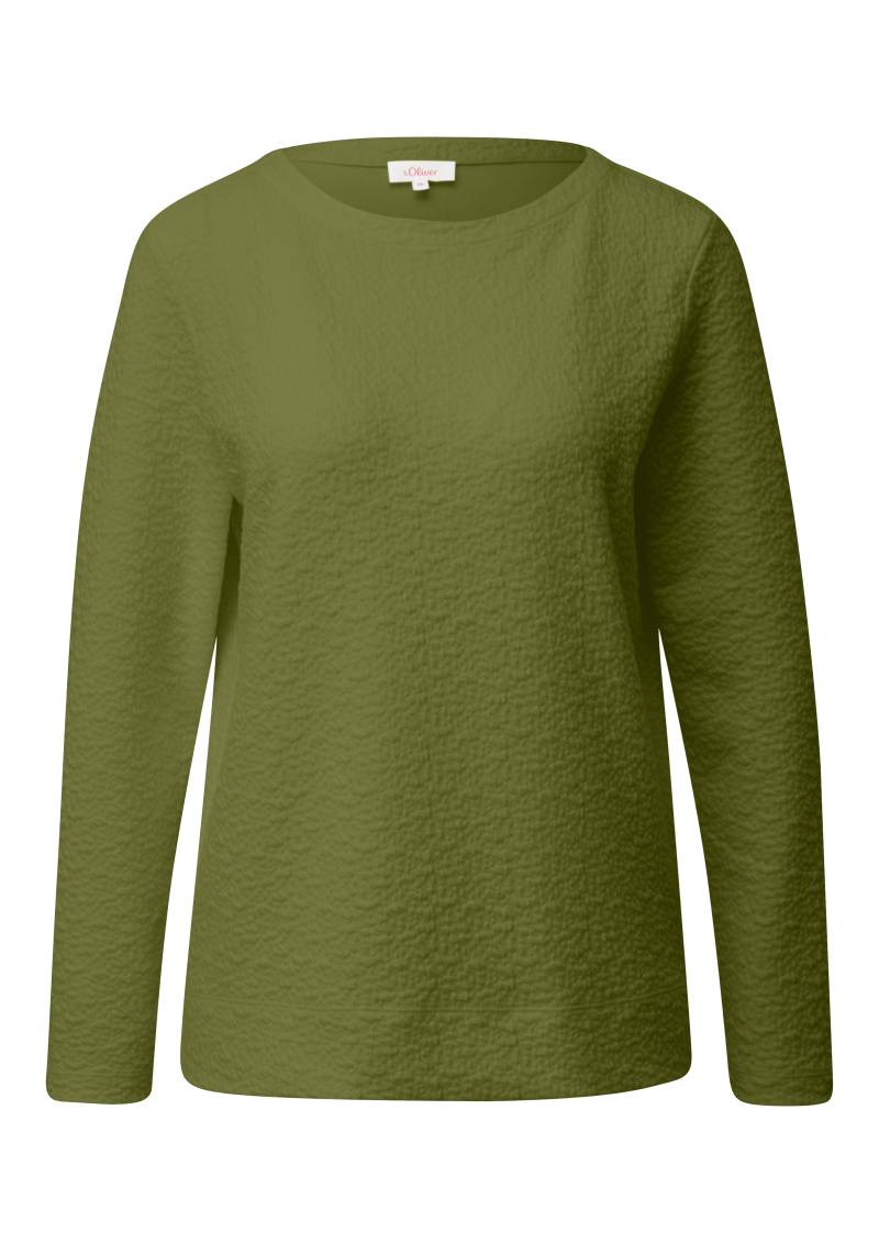 s.Oliver Longsweatshirt, mit Crinkle Optik von s.Oliver