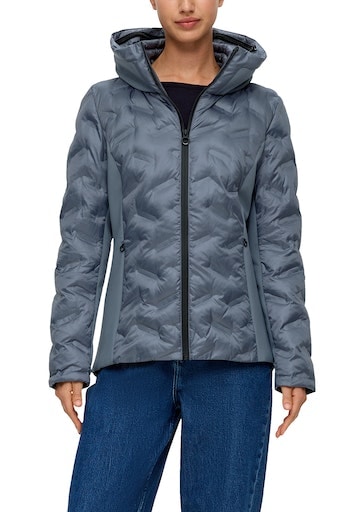 s.Oliver Outdoorjacke, mit Kapuze, mit Strukturmuster von s.Oliver