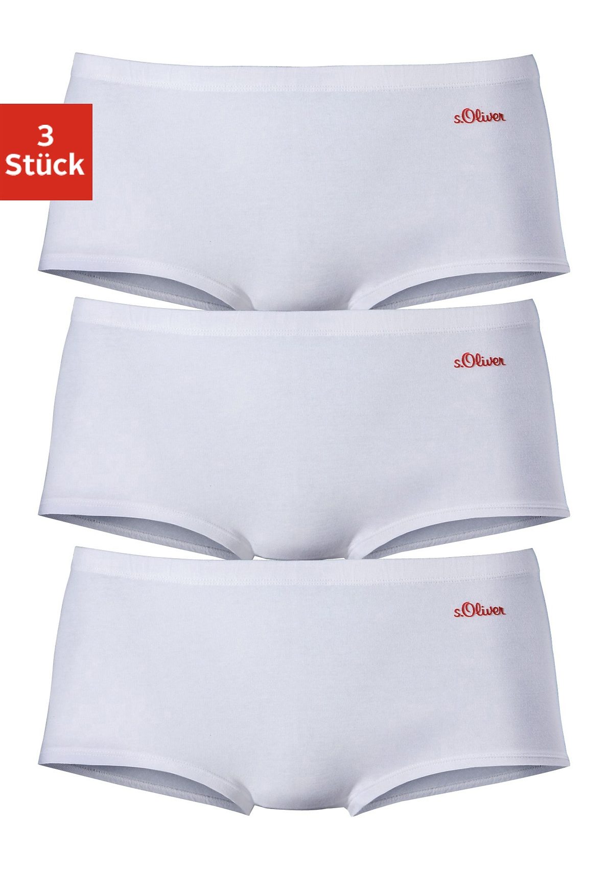 s.Oliver Panty, (Packung, 3 St.), aus elastischer Baumwoll-Qualität von s.Oliver