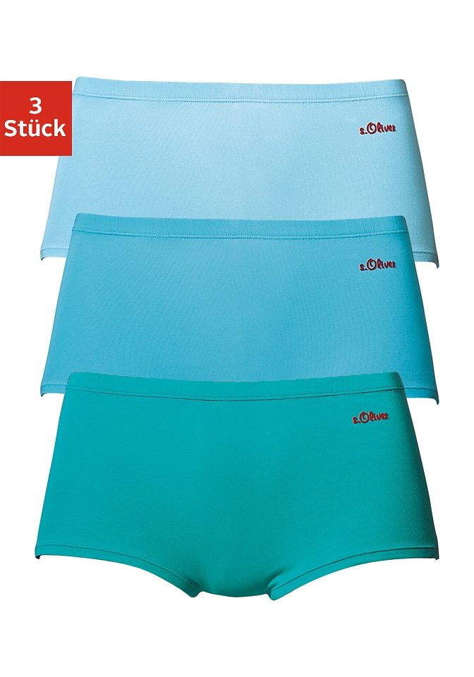 s.Oliver Panty, (Packung, 3 St.), aus elastischer Baumwoll-Qualität von s.Oliver