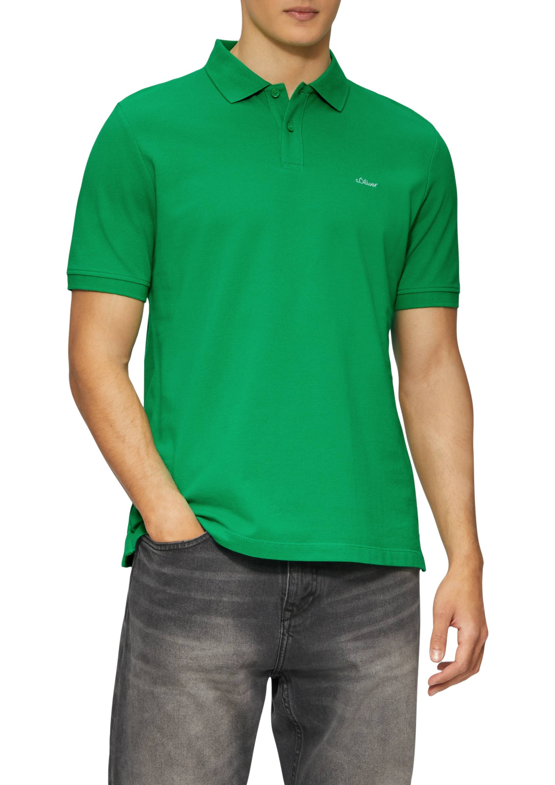 s.Oliver Poloshirt, mit Logostickerei von s.Oliver