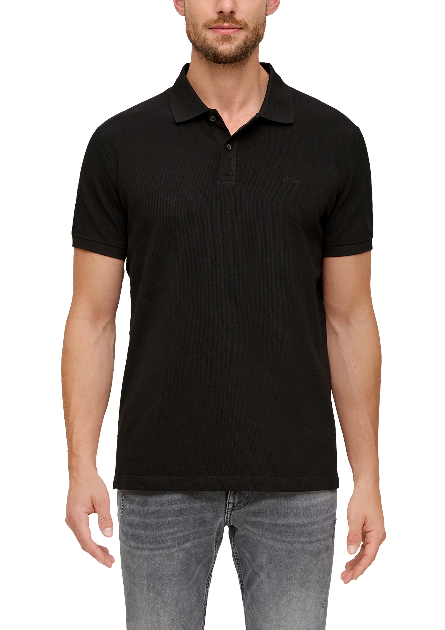 s.Oliver Poloshirt, mit Logostickerei s.Oliver Poloshirt, mit Logostickerei von s.Oliver