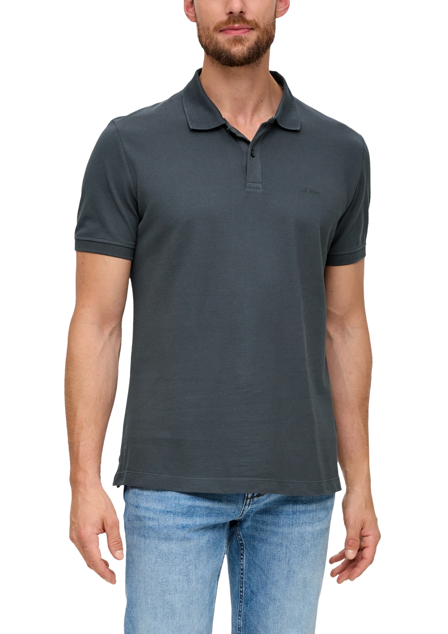 s.Oliver Poloshirt, mit Logostickerei s.Oliver Poloshirt, mit Logostickerei von s.Oliver