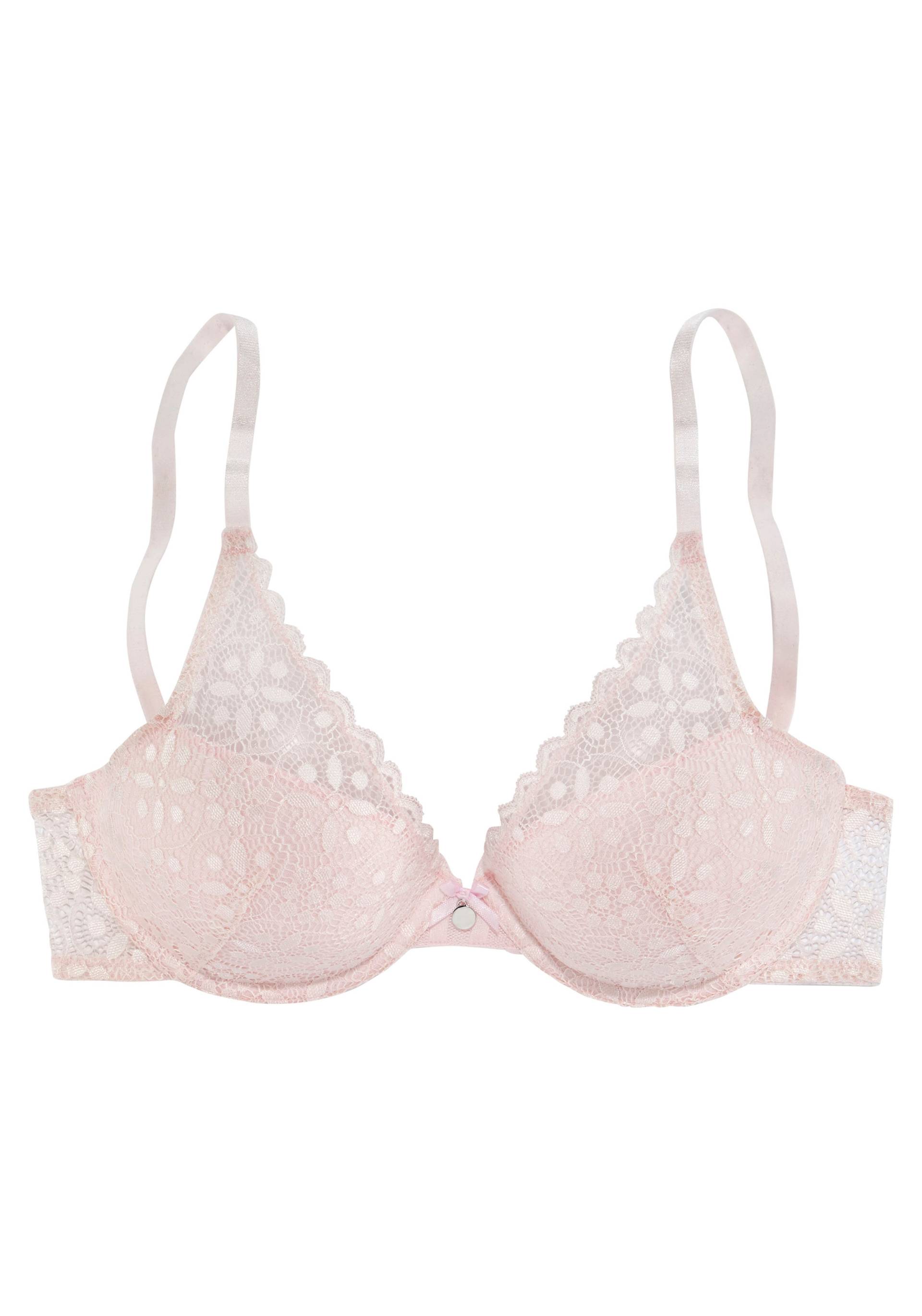 s.Oliver Push-up-BH »Amelie«, aus floraler, transparenter Spitze, Dessous von s.Oliver