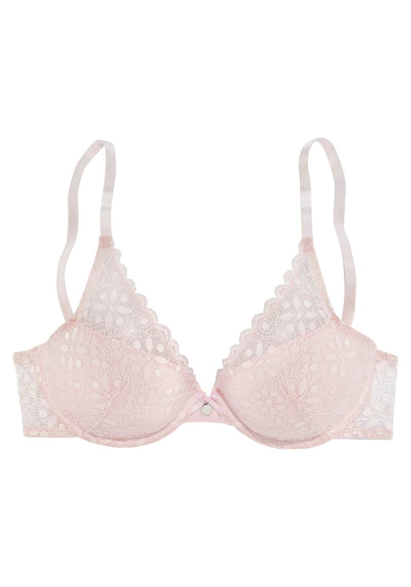 s.Oliver Push-up-BH »Amelie«, aus floraler, transparenter Spitze, Dessous von s.Oliver