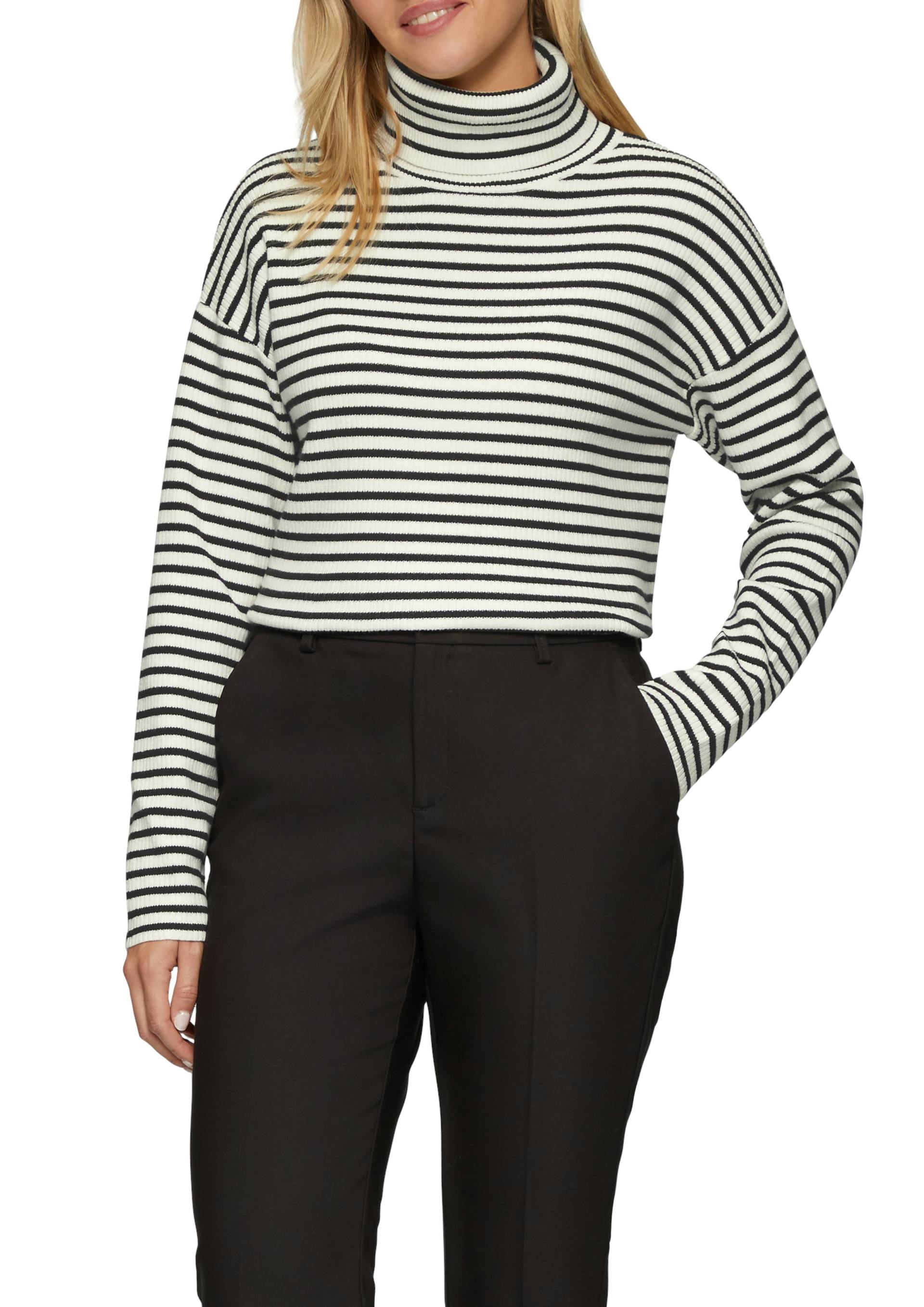 s.Oliver Rollkragenpullover, Rippstrick, im Streifen-Design s.Oliver Rollkragenpullover, Rippstrick, im Streifen-Design von s.Oliver