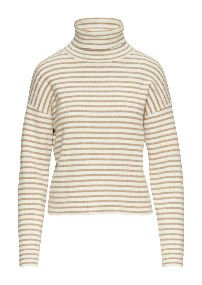 s.Oliver Rollkragenpullover, Rippstrick, im Streifen-Design von s.Oliver