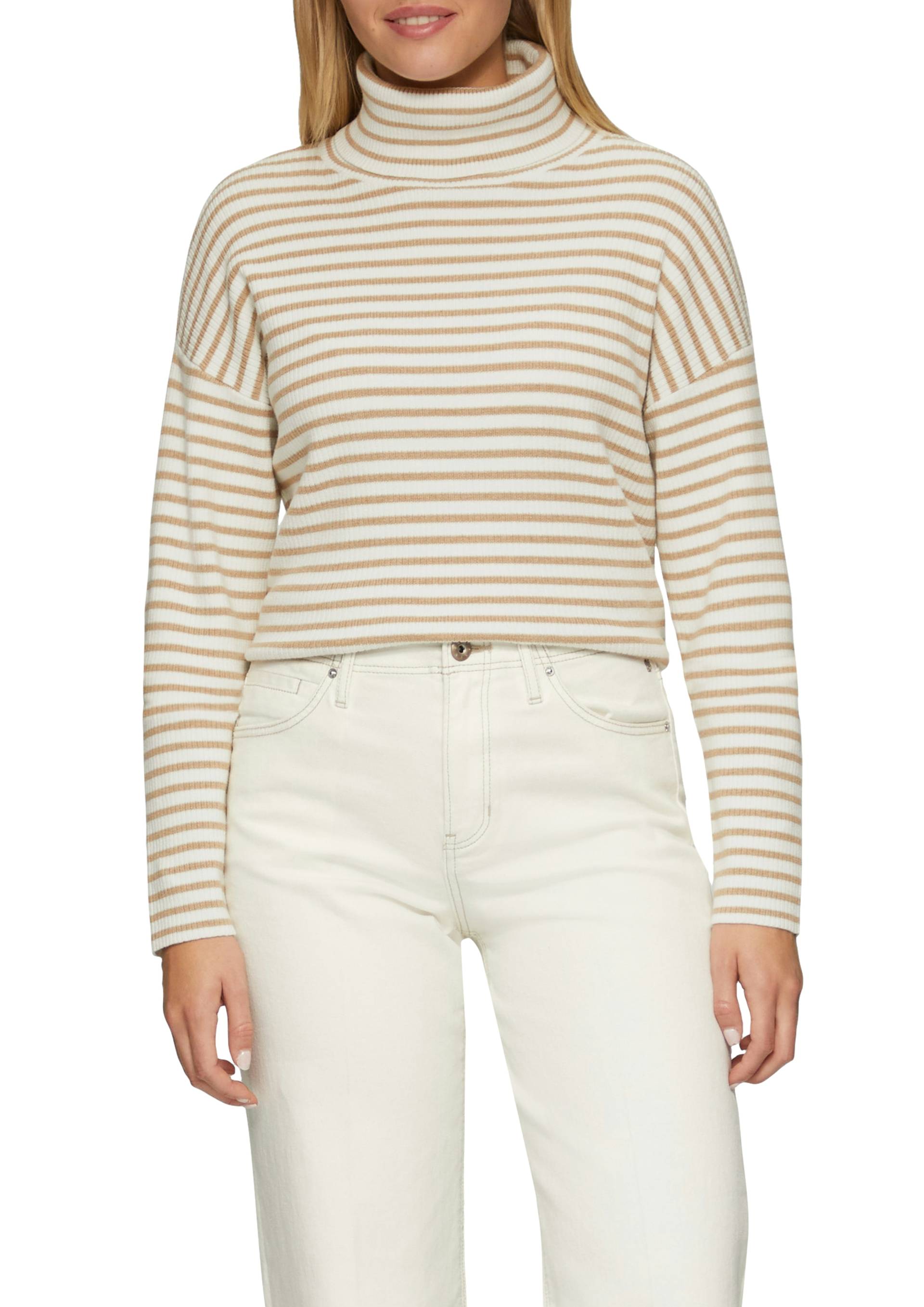 s.Oliver Rollkragenpullover, Rippstrick, im Streifen-Design s.Oliver Rollkragenpullover, Rippstrick, im Streifen-Design von s.Oliver
