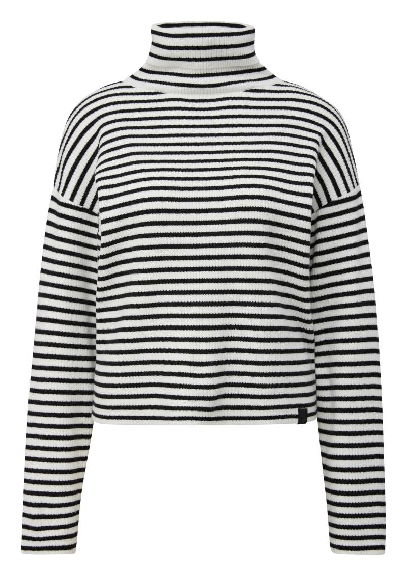 s.Oliver Rollkragenpullover, Rippstrick, im Streifen-Design von s.Oliver