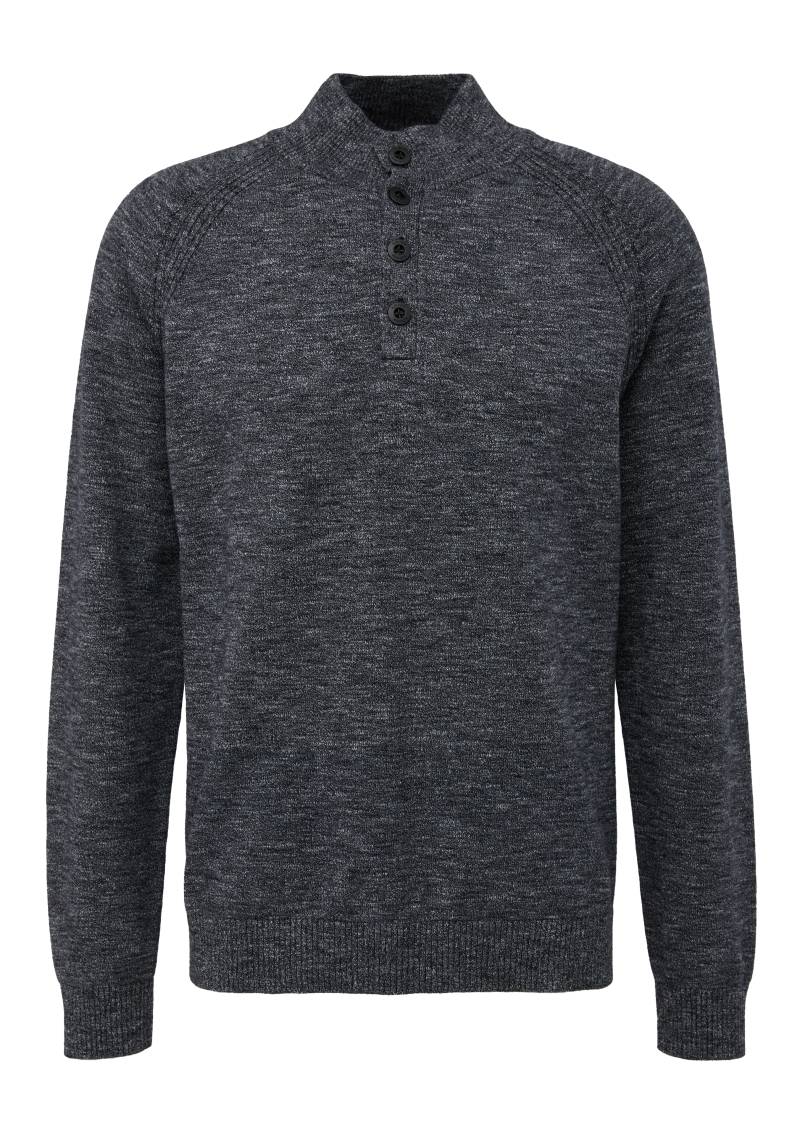 s.Oliver Rollkragenpullover, mit kurzer Knopfleiste von s.Oliver