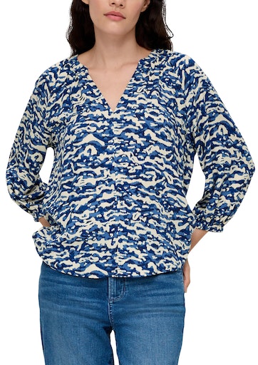 s.Oliver Schlupfbluse, mit Allover-Muster s.Oliver Schlupfbluse, mit Allover-Muster von s.Oliver