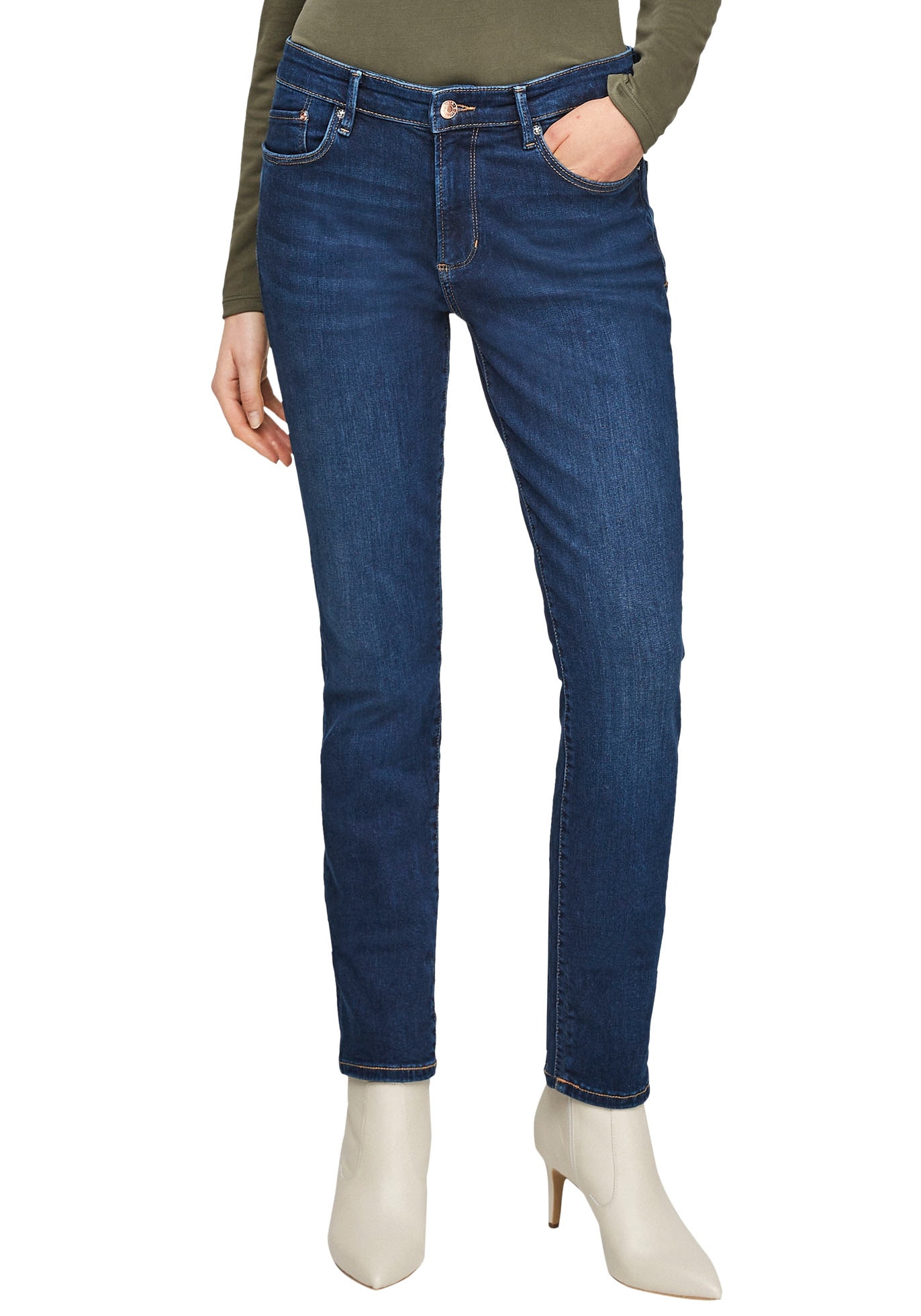 s.Oliver Slim-fit-Jeans »Betsy«, mit Stretch, in 5-Pocket Form von s.Oliver