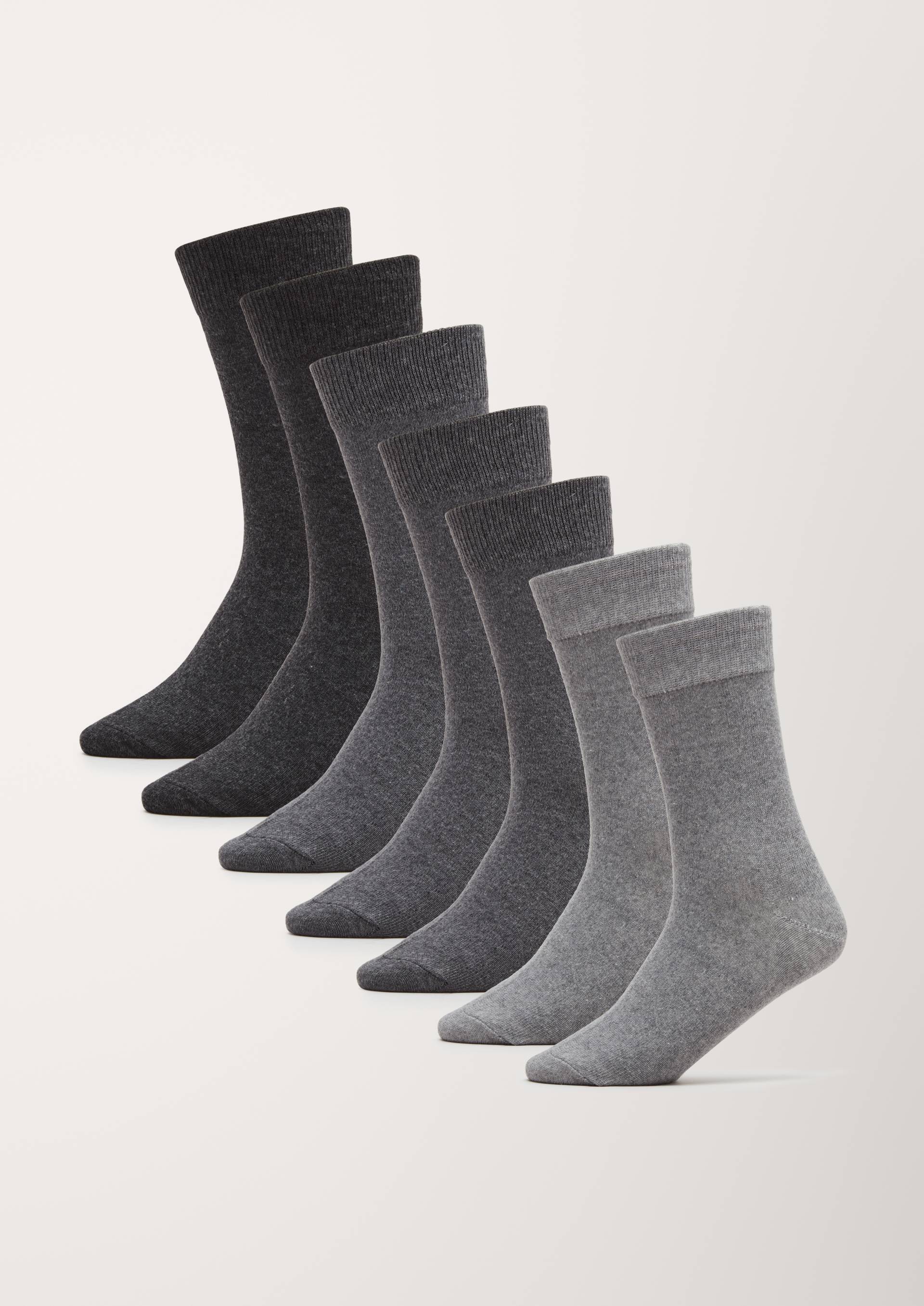 s.Oliver Sneakersocken »essentials«, (7er Pack), mit nahtlosem Zehenbereich von s.Oliver