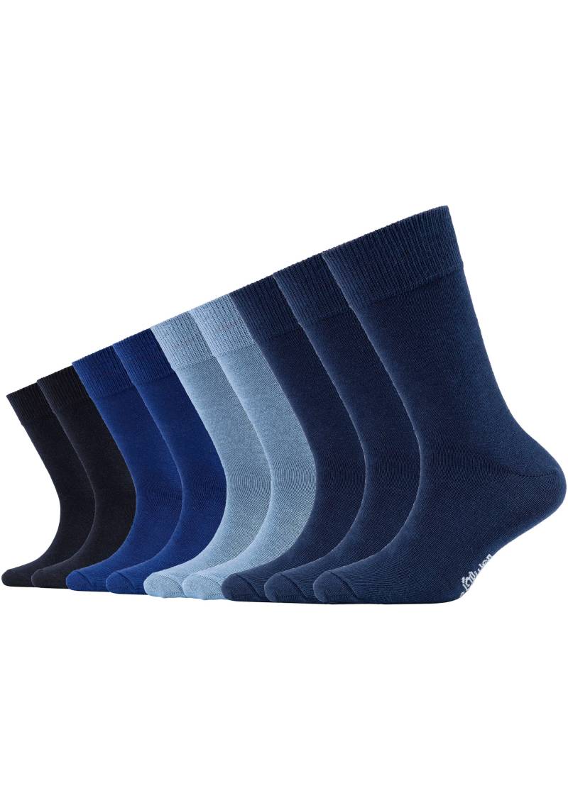 s.Oliver Socken, (9er Pack), mit weichem Bund von s.Oliver