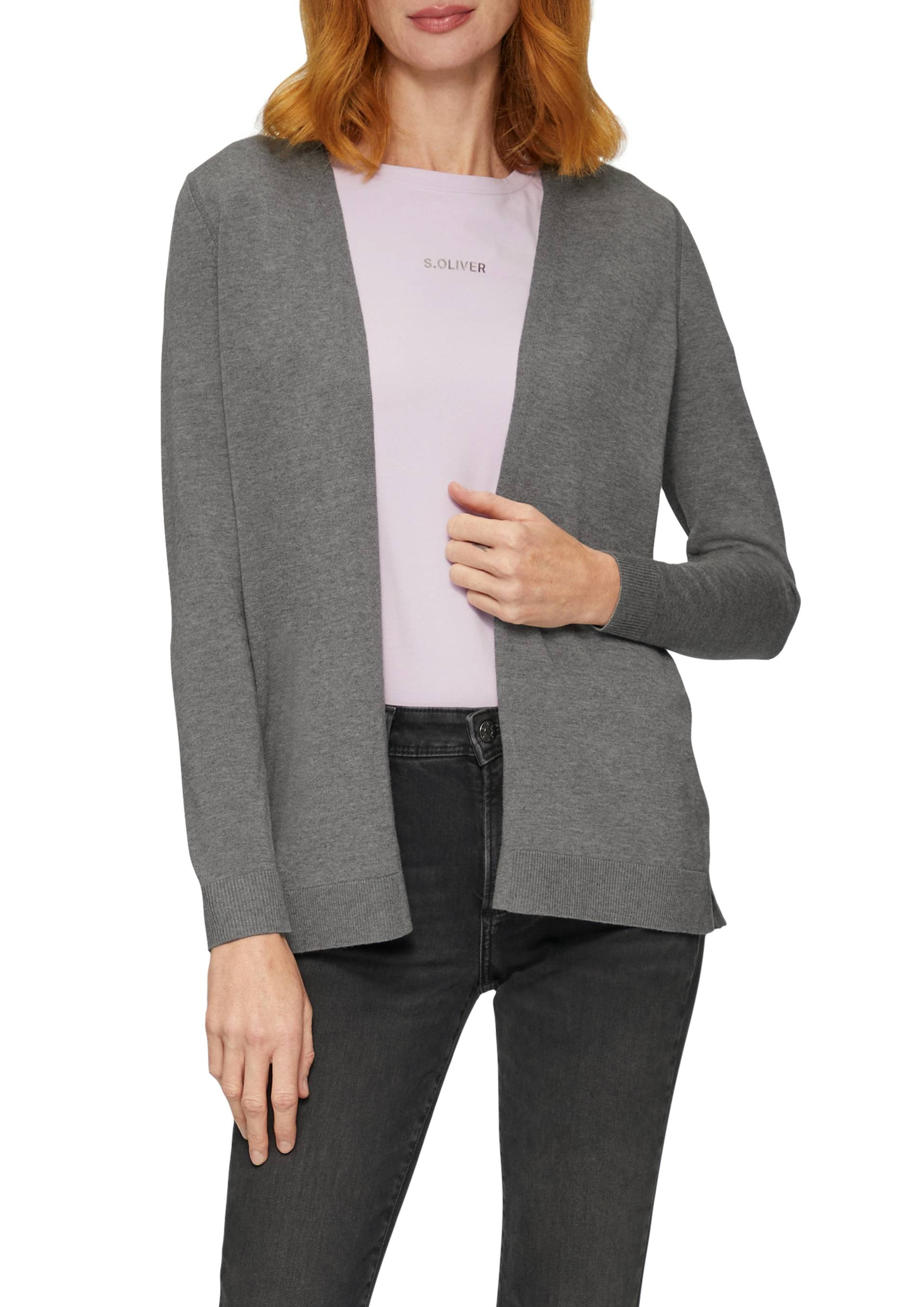 s.Oliver Strickjacke, Feinstrick ohne Verschluss s.Oliver Strickjacke, Feinstrick ohne Verschluss von s.Oliver