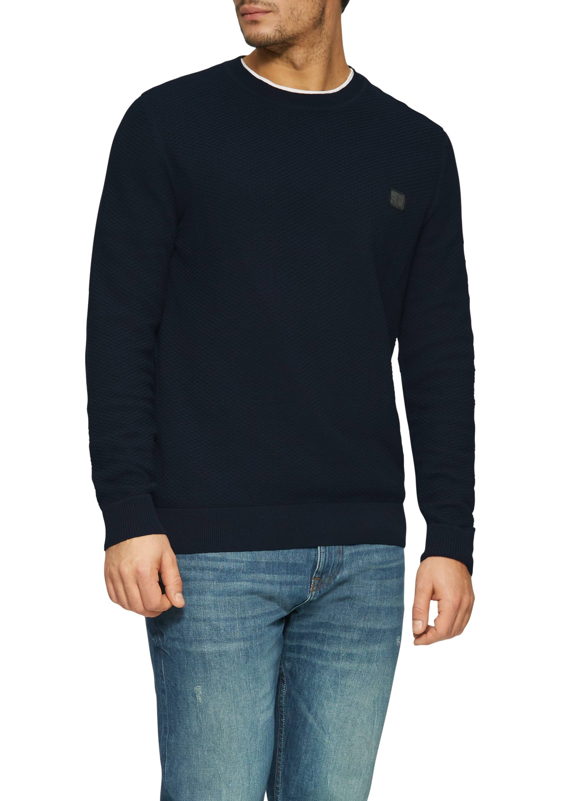 s.Oliver Strickpullover, Rundhals, in Struktur-Optik von s.Oliver