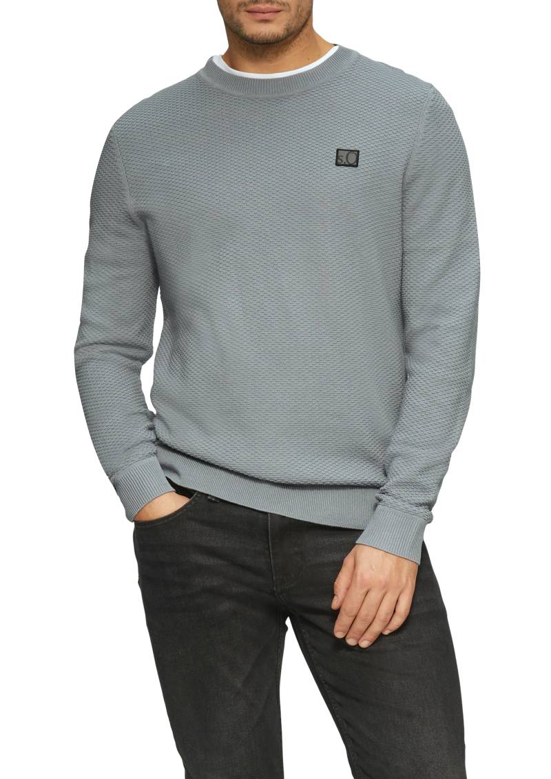 s.Oliver Strickpullover, Rundhals, in Struktur-Optik von s.Oliver