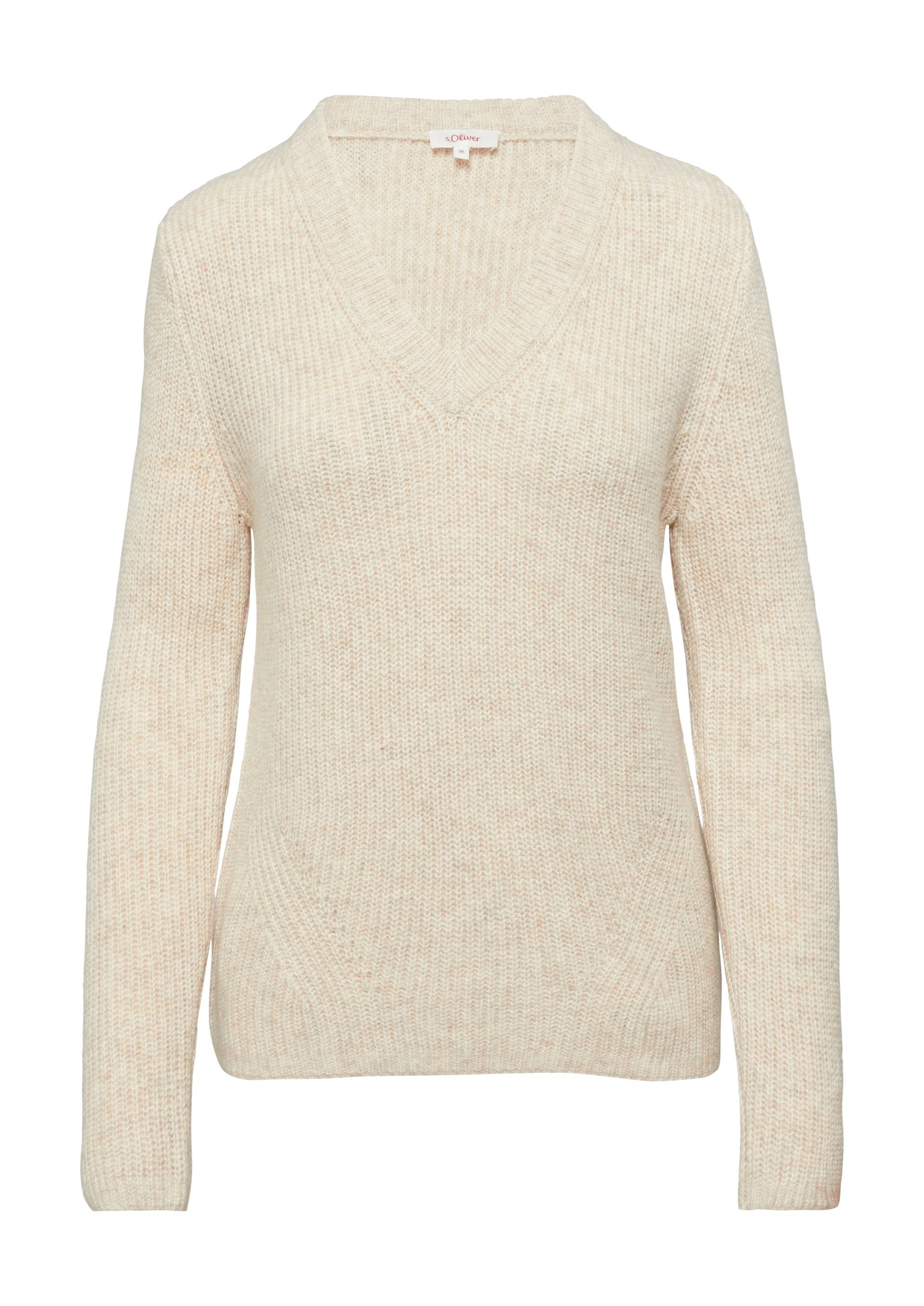 s.Oliver Strickpullover, in Melange Optik von s.Oliver