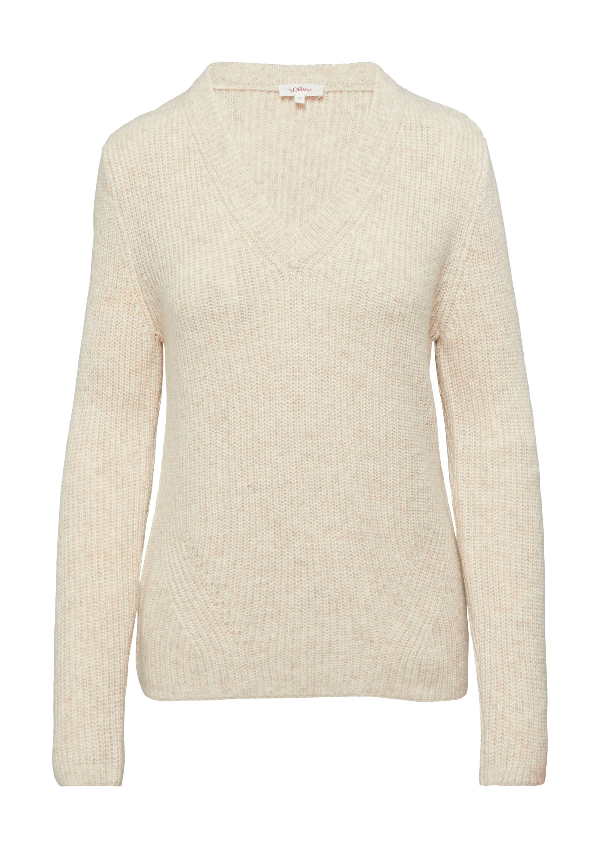 s.Oliver Strickpullover, in Melange Optik s.Oliver Strickpullover, in Melange Optik von s.Oliver