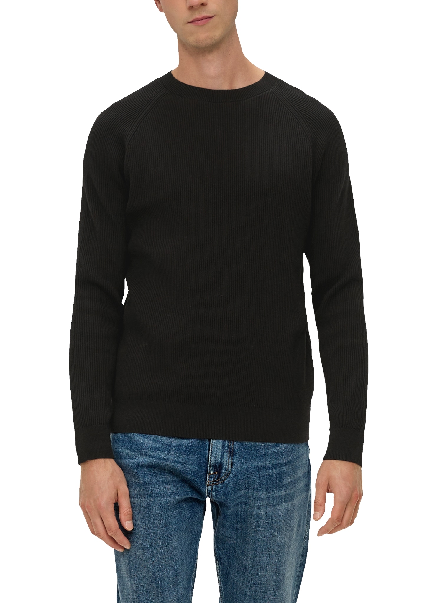 s.Oliver Strickpullover, in feiner Rippoptik von s.Oliver