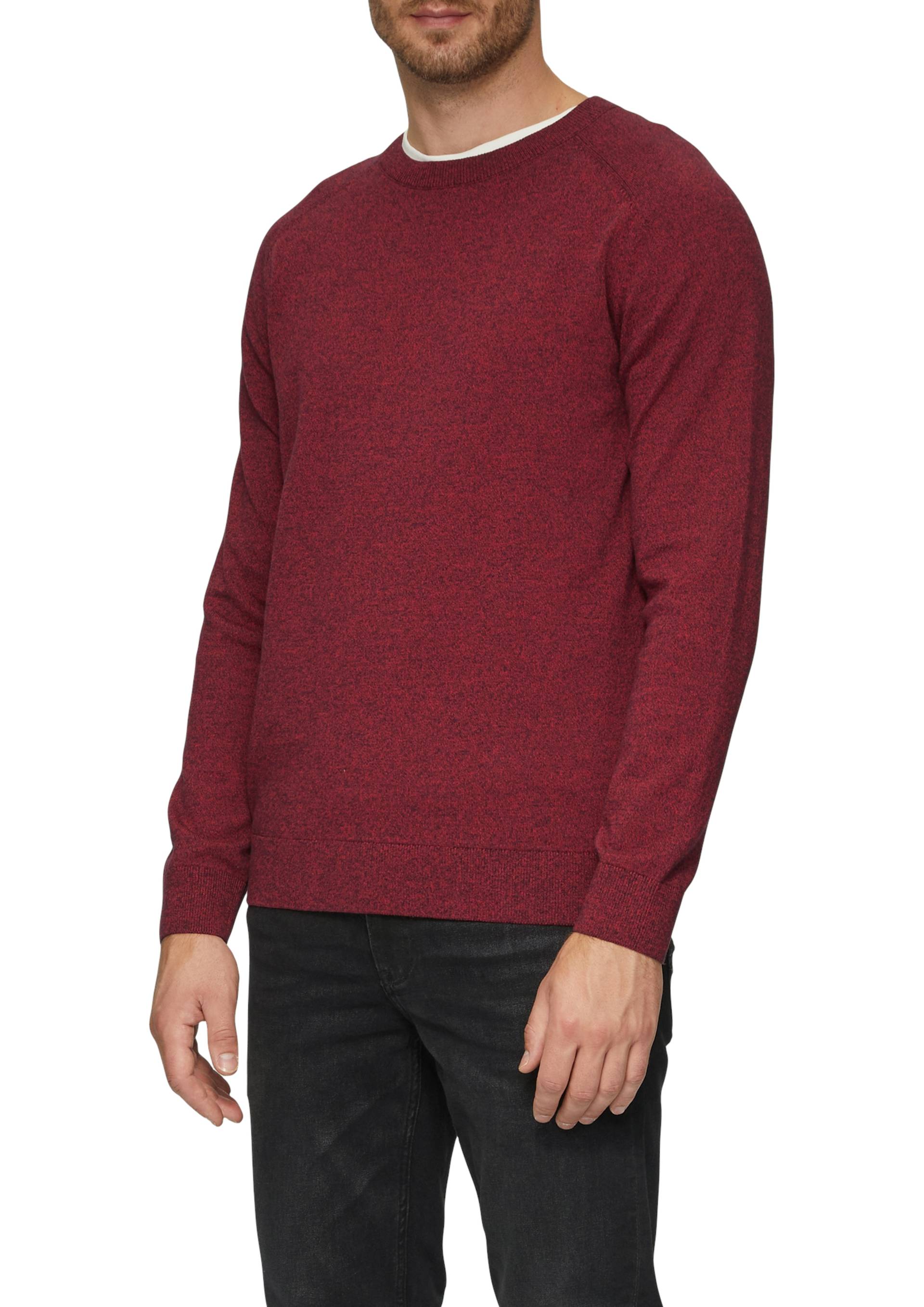 s.Oliver Strickpullover, mit Rundhals und in melierter Optik von s.Oliver