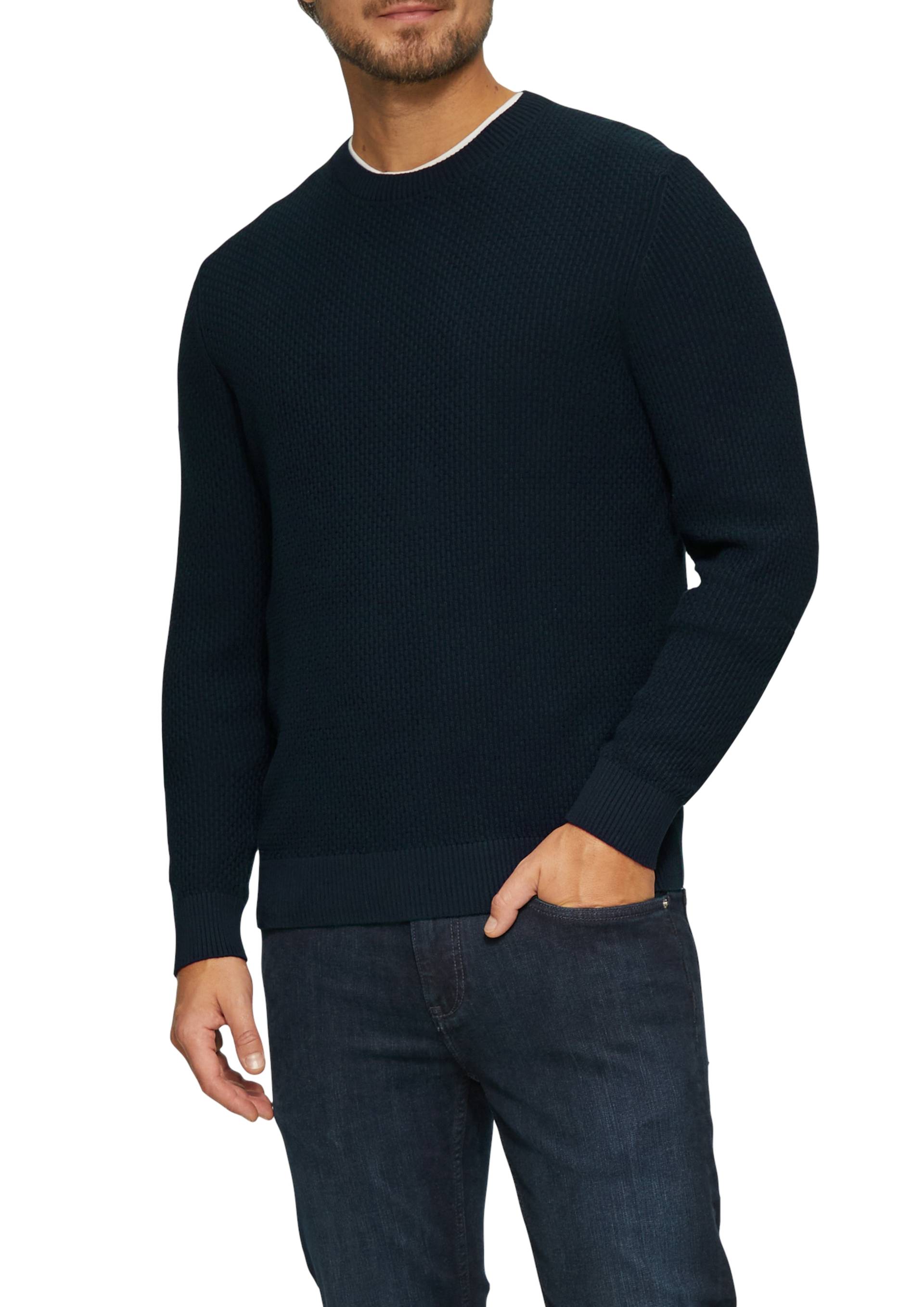 s.Oliver Strickpullover, mit Rundhalsausschnitt von s.Oliver