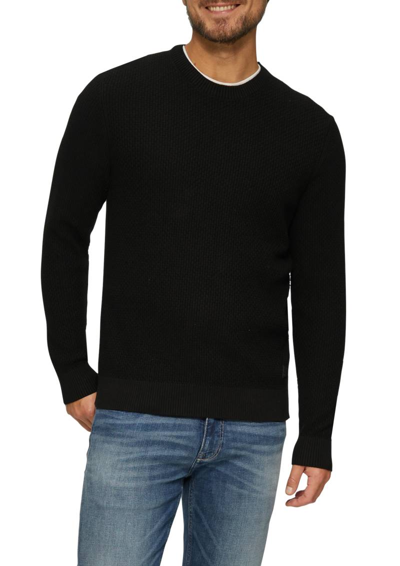 s.Oliver Strickpullover, mit Rundhalsausschnitt von s.Oliver