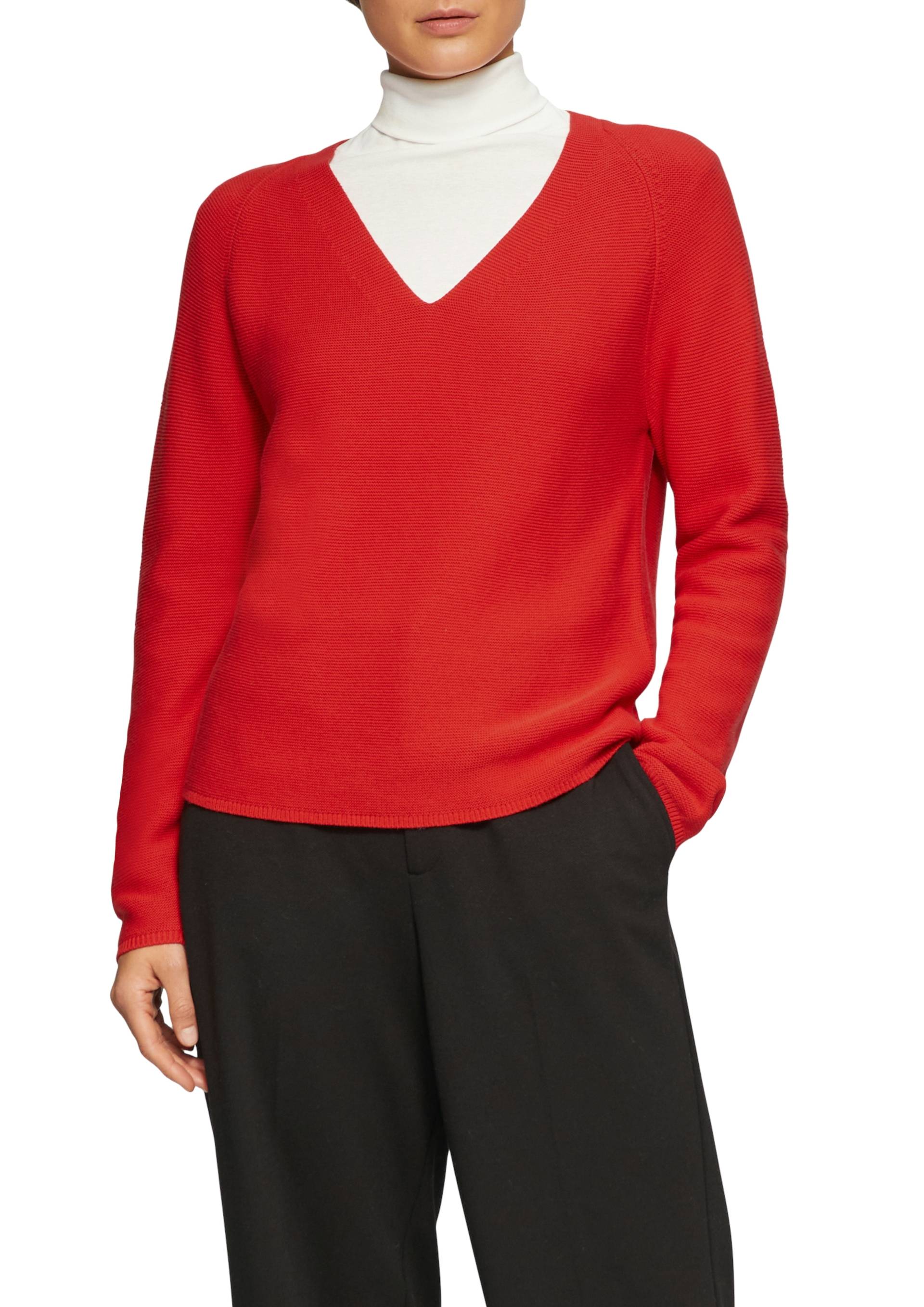 s.Oliver Strickpullover, mit V-Ausschnitt von s.Oliver