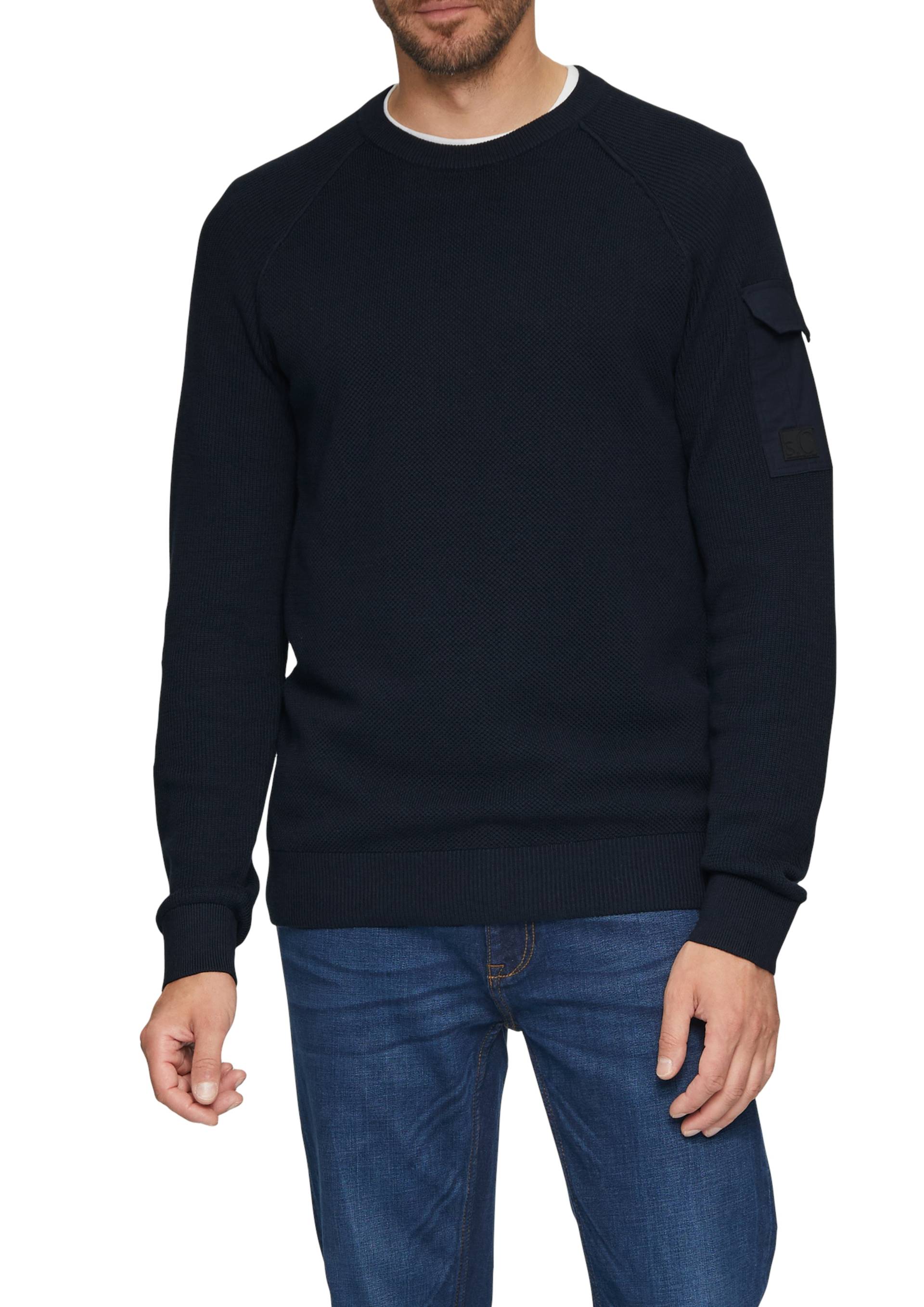 s.Oliver Strickpullover, mit aufgesetzter Tasche am Arm s.Oliver Strickpullover, mit aufgesetzter Tasche am Arm von s.Oliver