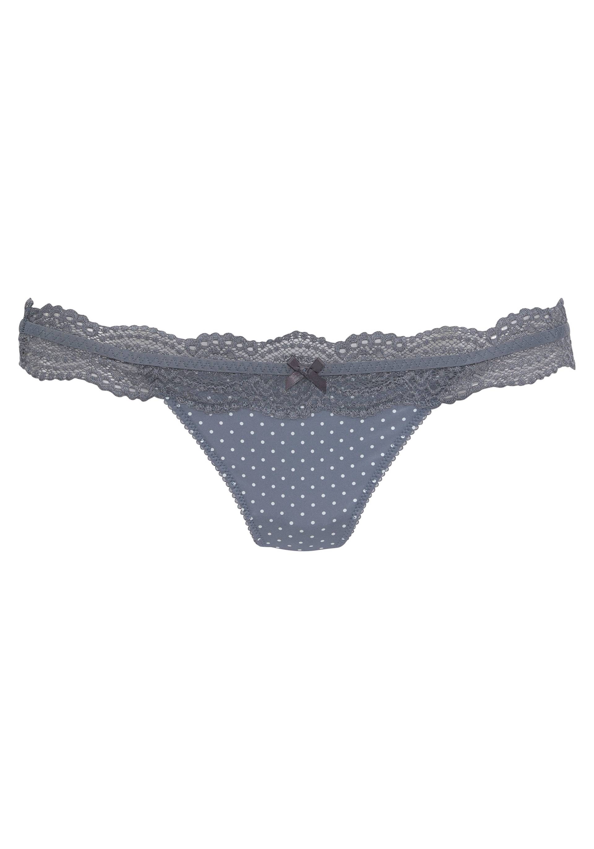 s.Oliver String »Jolina«, aus elastischer Spitze in blumiger Optik s.Oliver String »Jolina«, aus elastischer Spitze in blumiger Optik von s.Oliver