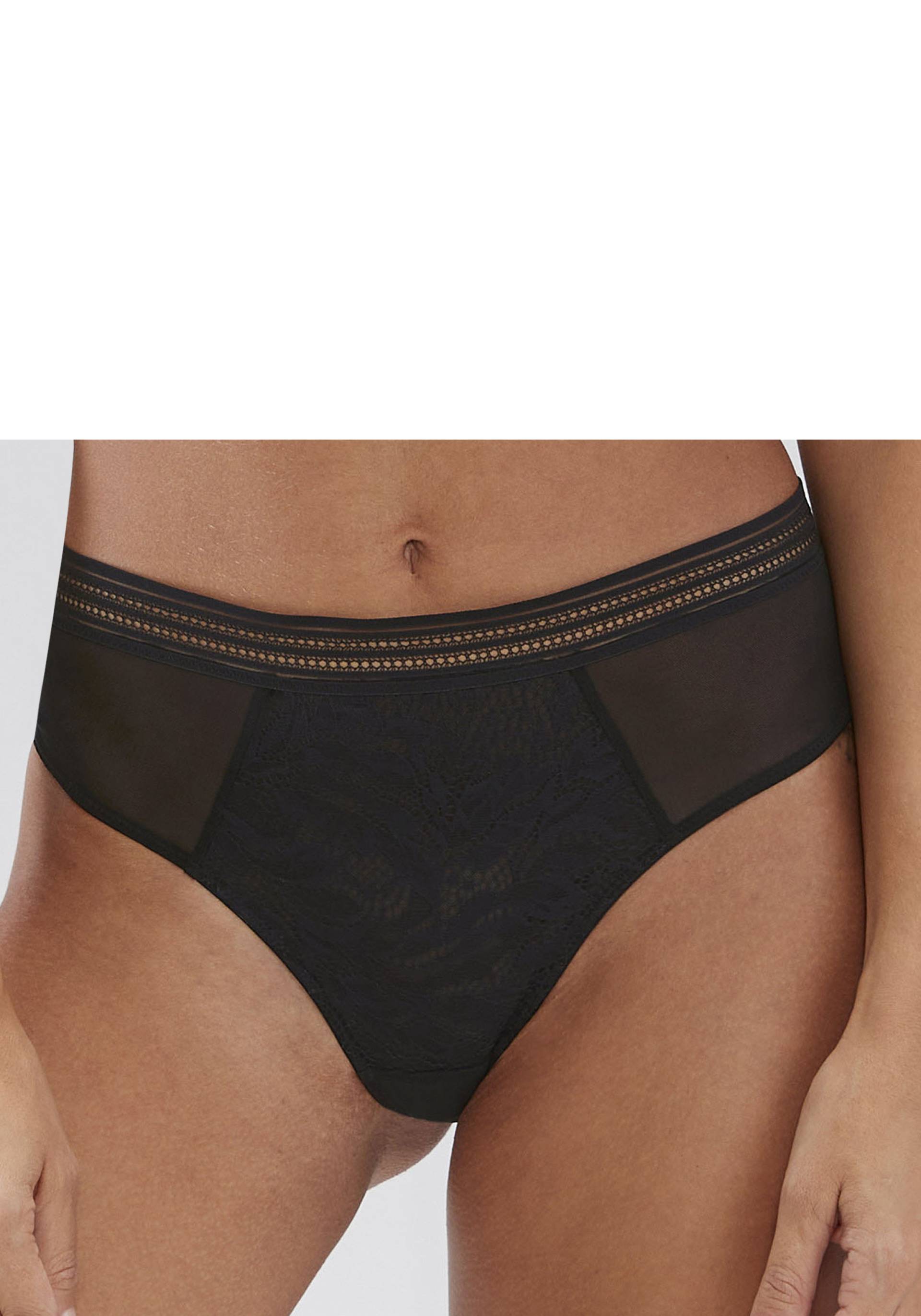 s.Oliver String, aus weichem Mesh und floraler Spitze von s.Oliver