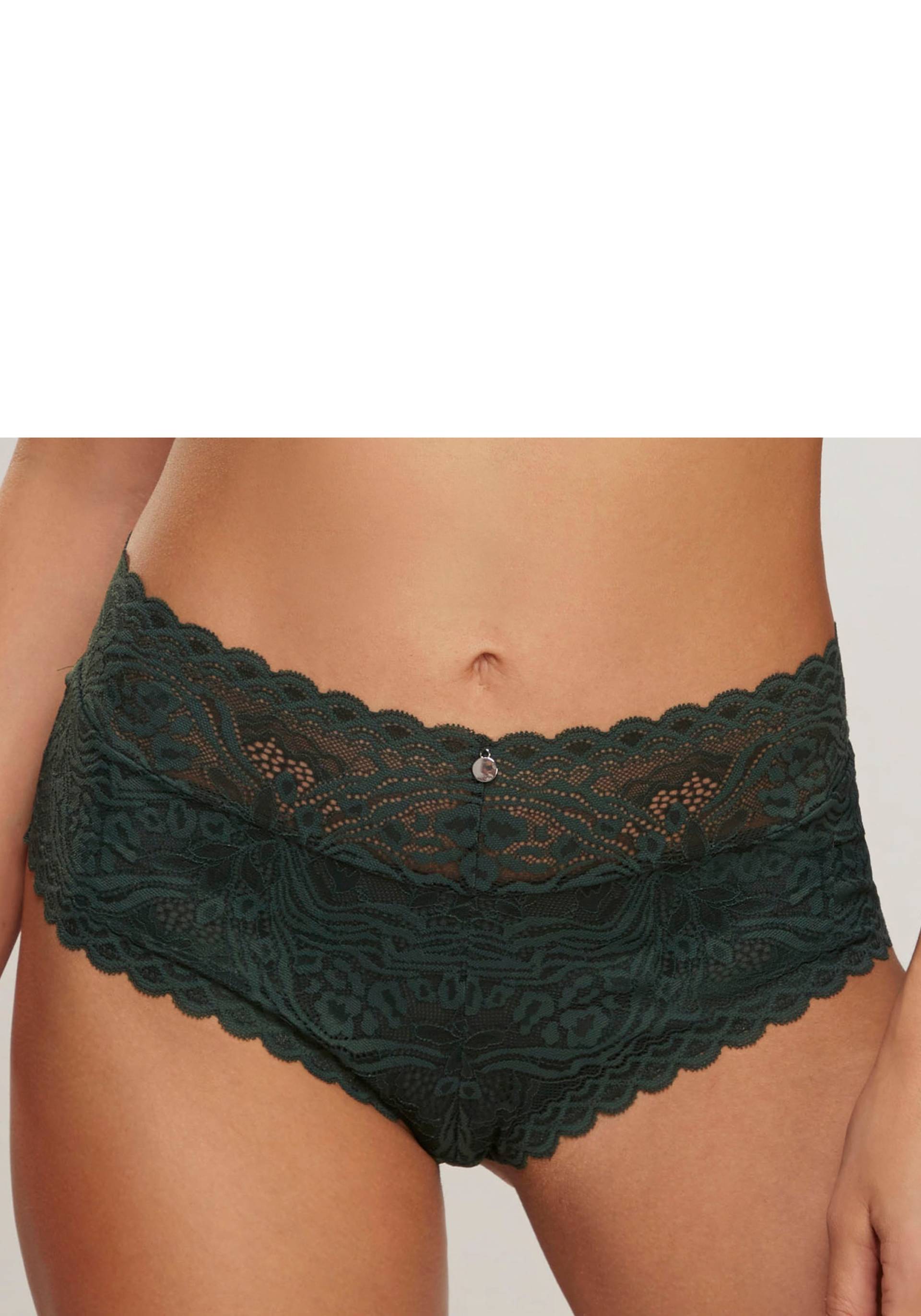 s.Oliver Stringpanty »Danielle«, aus dezent transparenter Spitze in blumiger Optik von s.Oliver