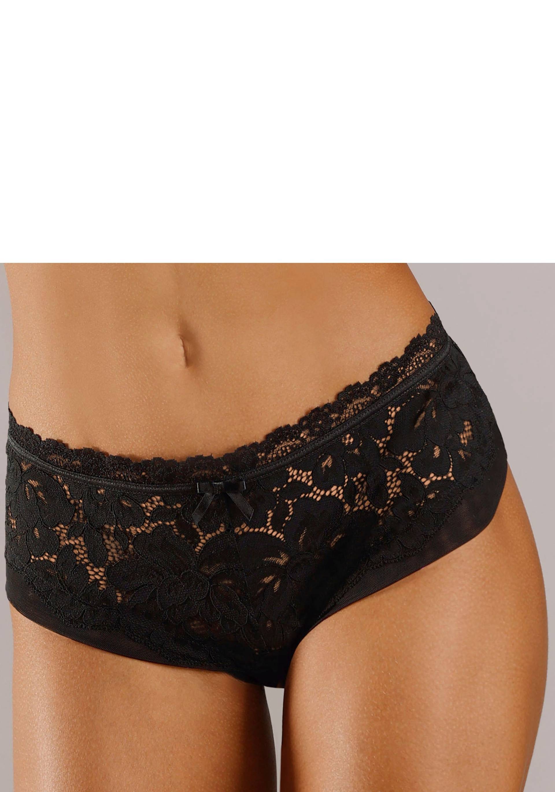 s.Oliver Stringpanty »Charline«, aus blumiger Spitze in transparenter Optik von s.Oliver