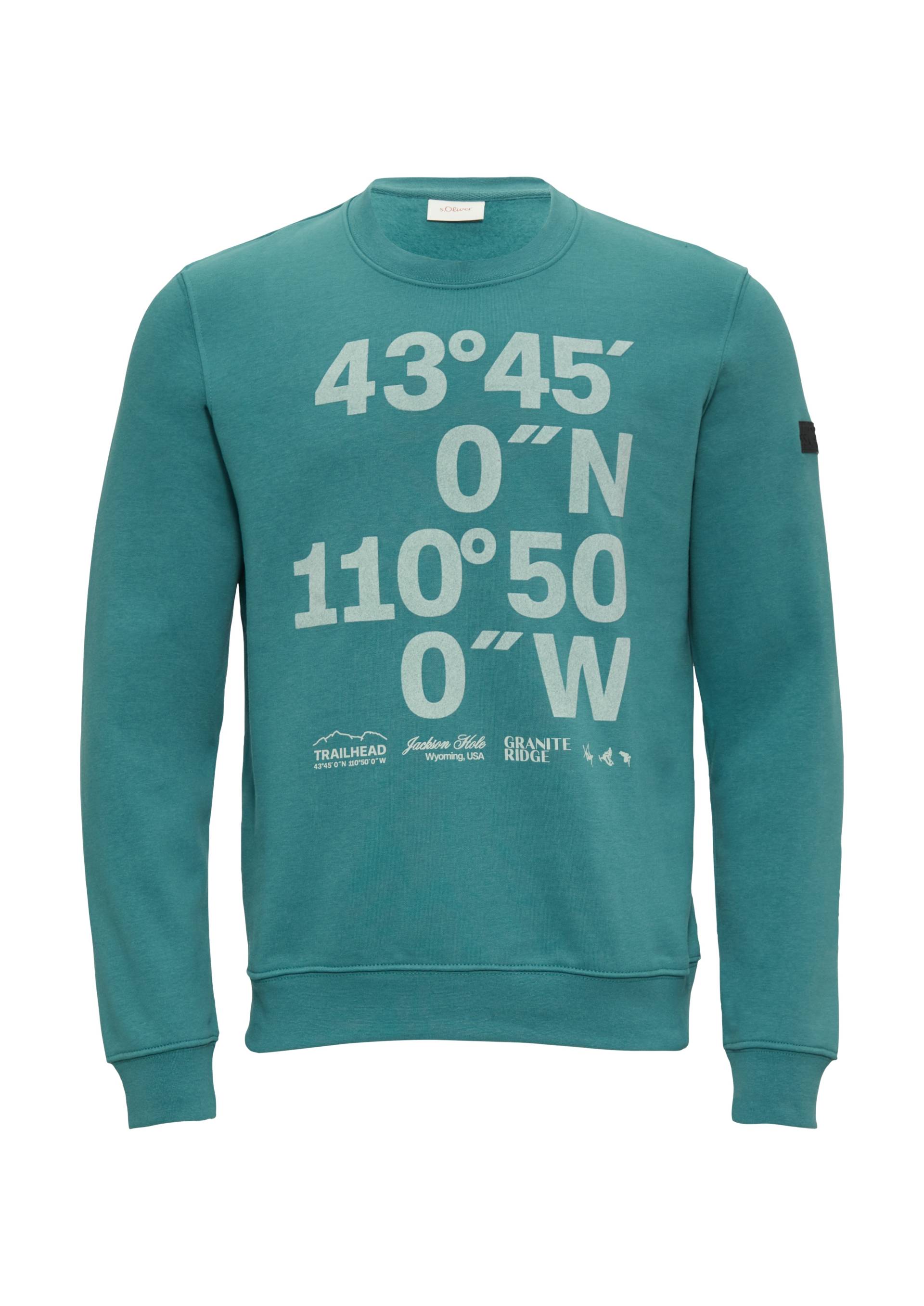 s.Oliver Sweatshirt, mit Frontprint von s.Oliver