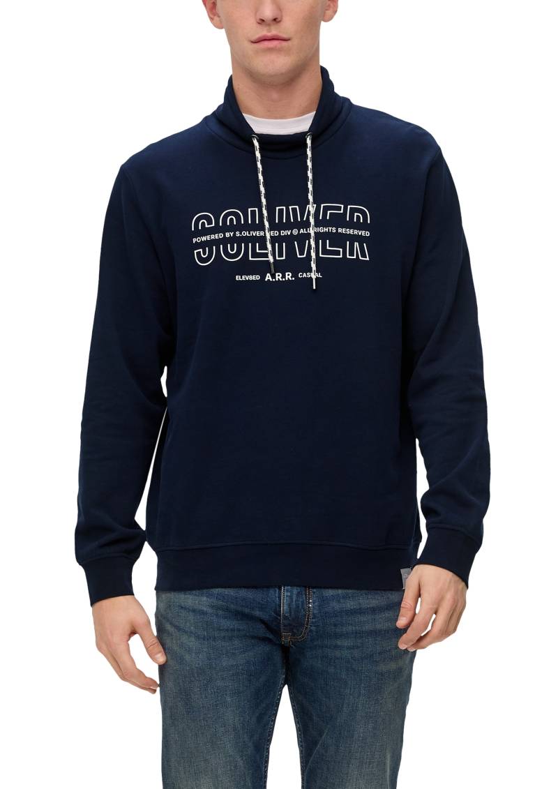 s.Oliver Sweatshirt, mit Frontprintlogo von s.Oliver