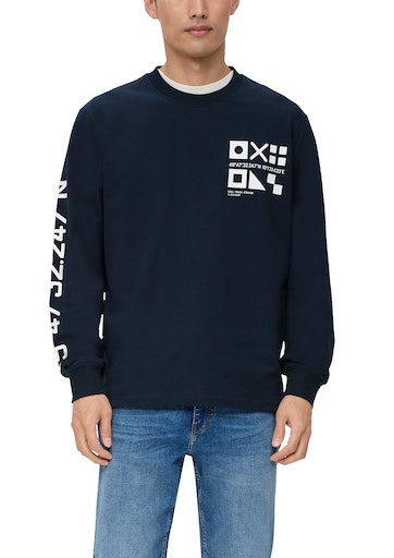 s.Oliver Sweatshirt, mit Kontrast-Druck von s.Oliver