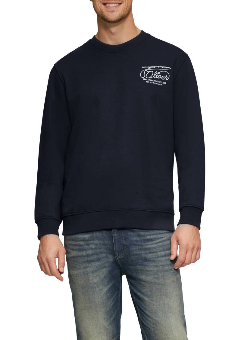 s.Oliver Sweatshirt, mit Logo-Stickerei von s.Oliver