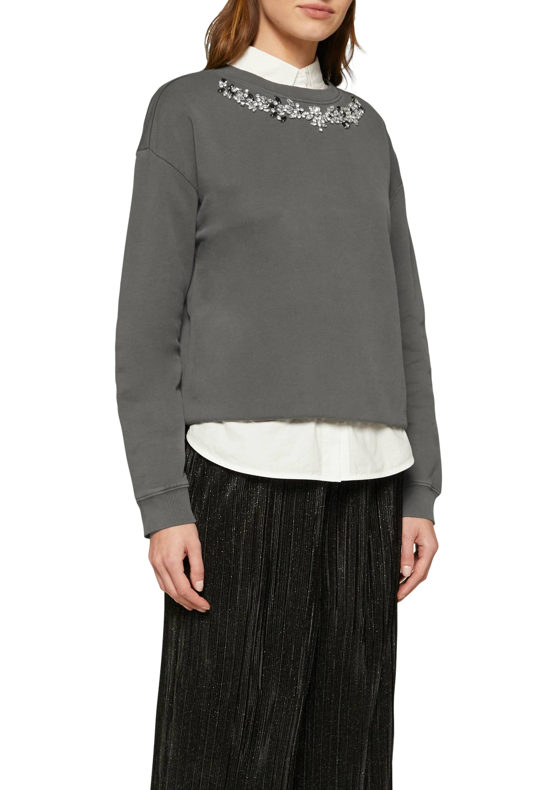 s.Oliver Sweatshirt, mit dekorativen Steinen s.Oliver Sweatshirt, mit dekorativen Steinen von s.Oliver
