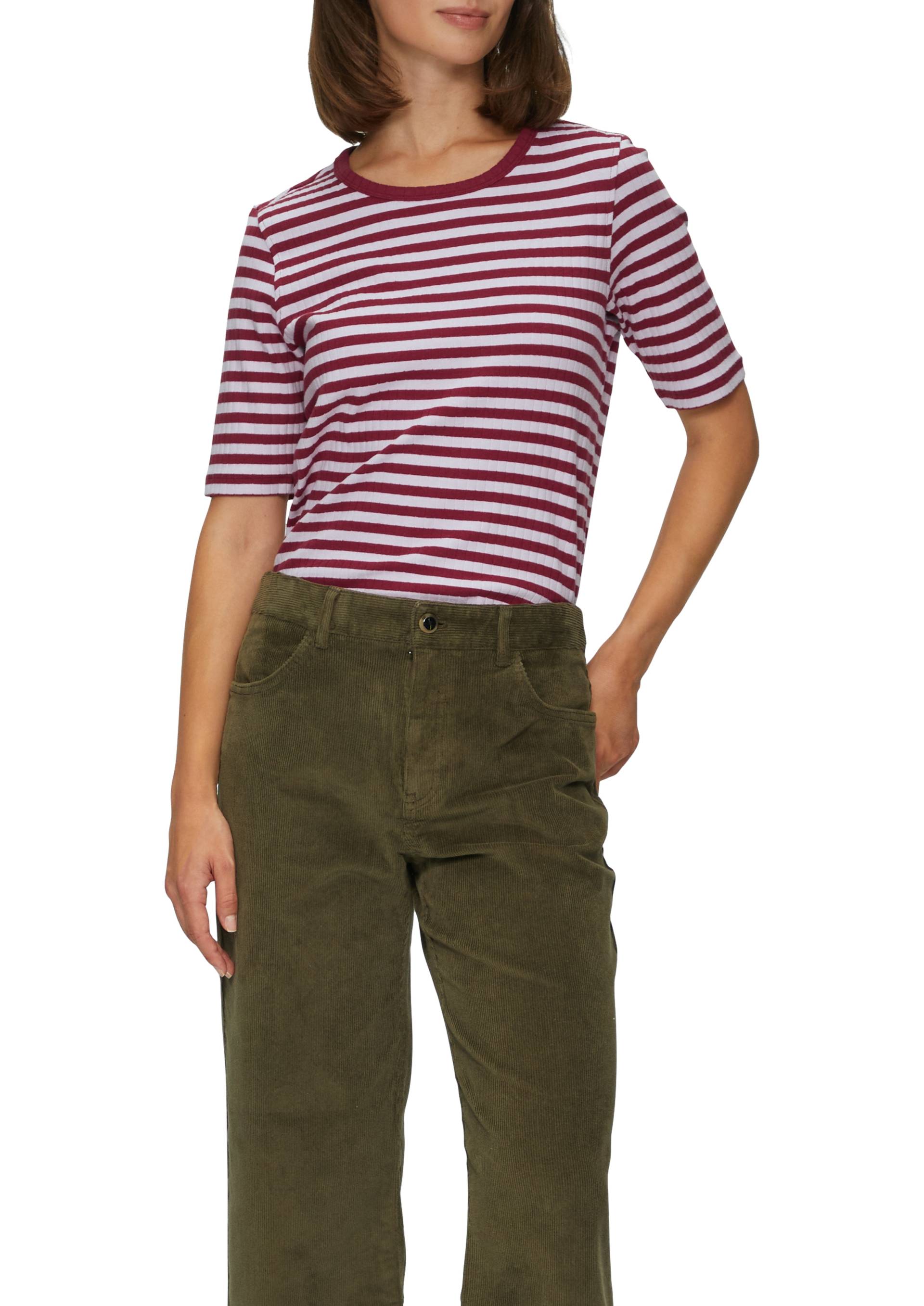 s.Oliver T-Shirt, halbarm, mit Streifen, in Ripp-Optik s.Oliver T-Shirt, halbarm, mit Streifen, in Ripp-Optik von s.Oliver