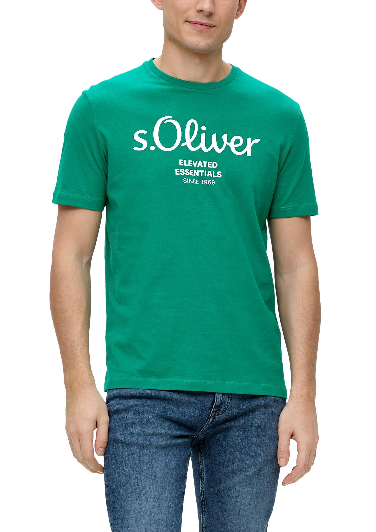 s.Oliver T-Shirt, aus atmungsaktiver Baumwolle von s.Oliver